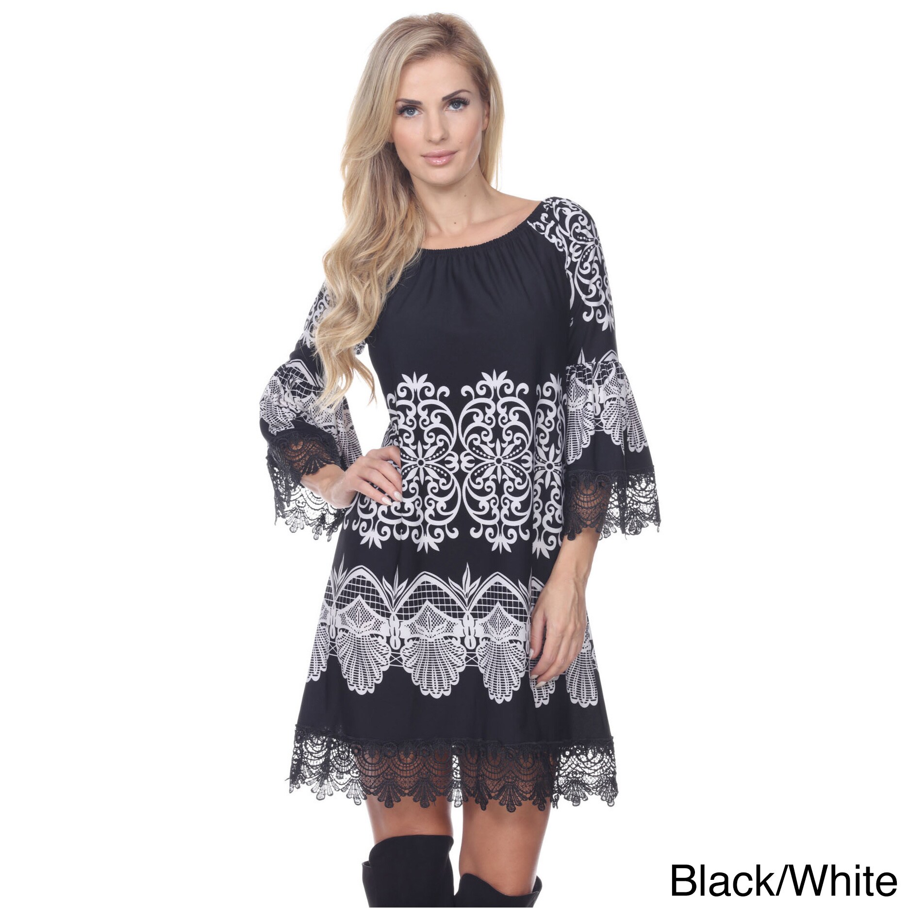 White Mark Women's 'Alta' Dress - On 