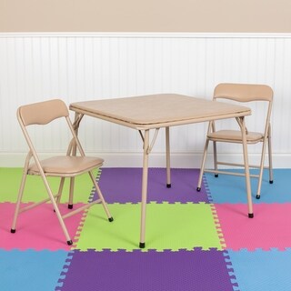 Flash Furniture Kids Blue Folding Table