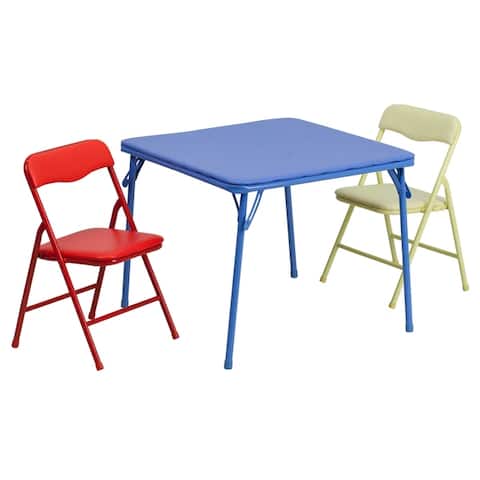 3 PC Kids Folding Table Set