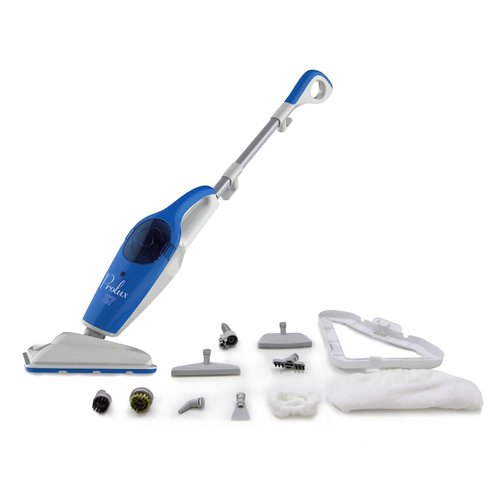 Prolux S7 7-in-1 H2O Multi-surface Sanitizing Steam Mop - White/Blue