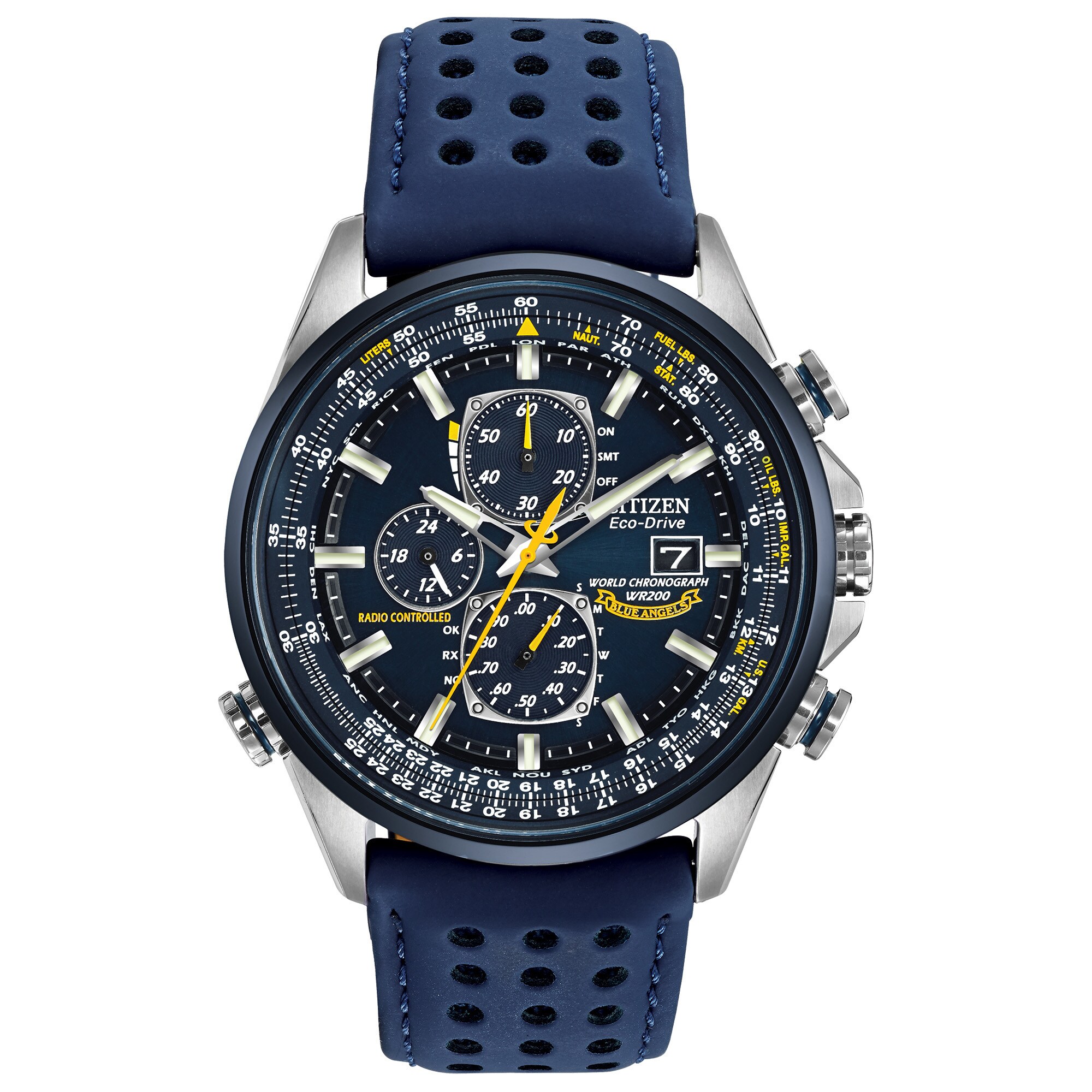Shop Citizen Men S At8020 03l Eco Drive Blue Angels World Chrono