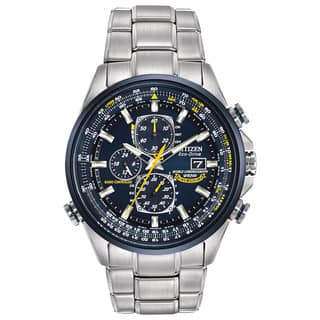 Citizen Men's AT8020-54L Eco-Drive Blue Angels World Chronograph AT Watch