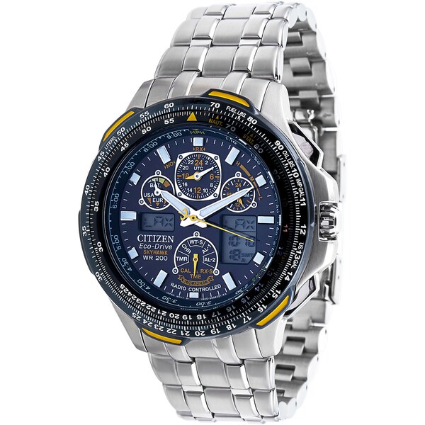 Citizen Men's JY0040-59L Eco-Drive Blue Angels Skyhawk AT Watch ...