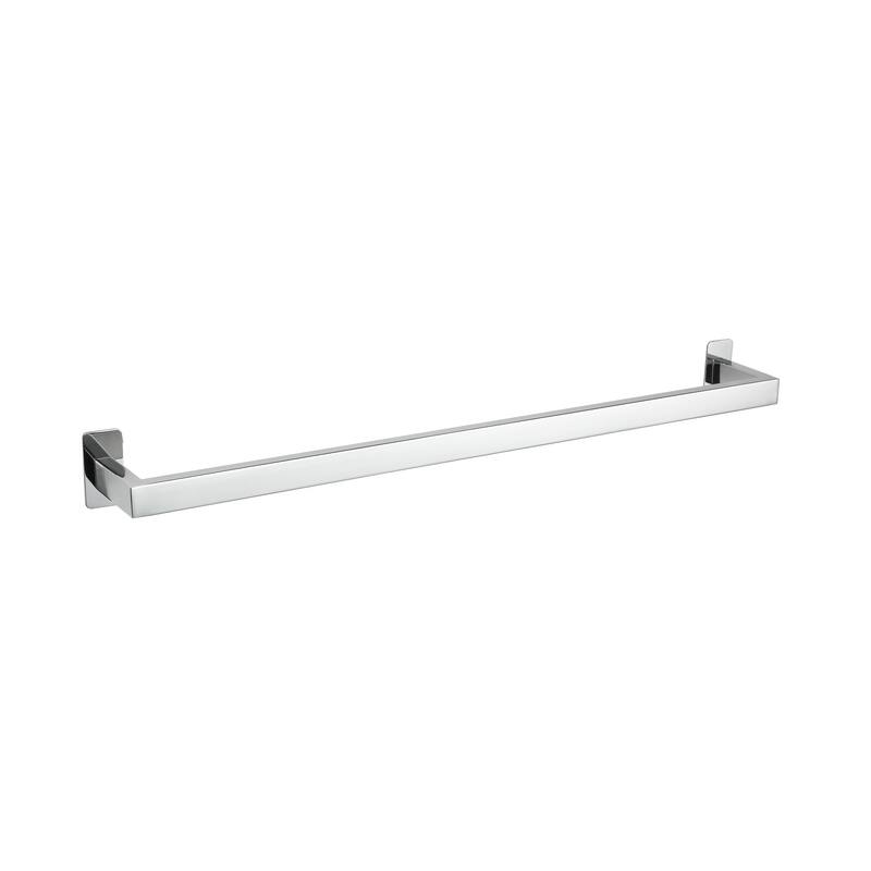 Cortesi Home Rikke Contemporary Stainless Steel Towel Bar 24", Chrome