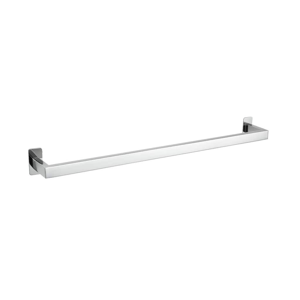Cortesi Home Rikke Contemporary Stainless Steel Towel Bar 24", Chrome
