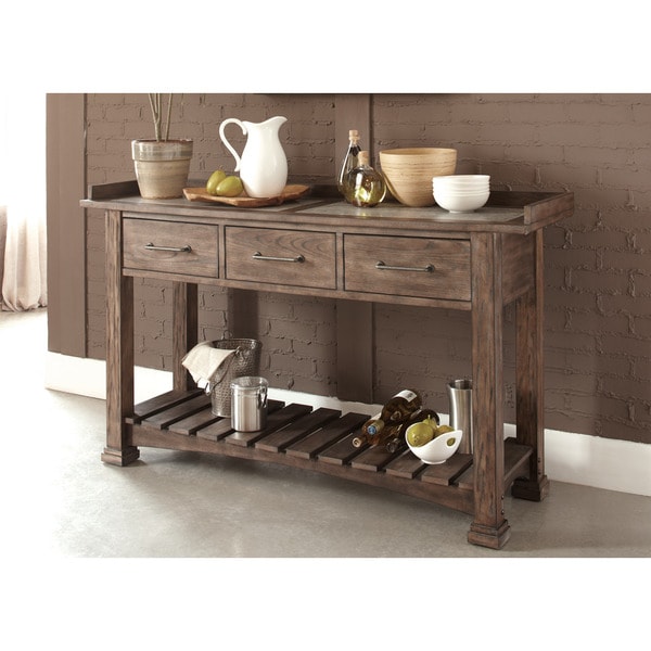 Stoney Brook Rustic Saddle Server