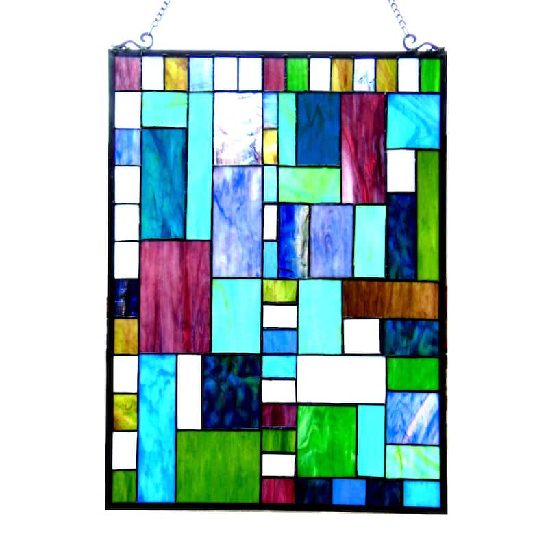 Chloe Tiffany Style Art Deco Design Window Panel/ Suncatcher