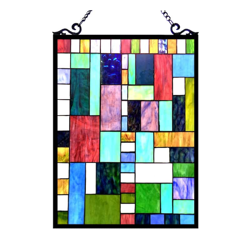 Chloe Tiffany Style Art Deco Design Window Panel/ Suncatcher