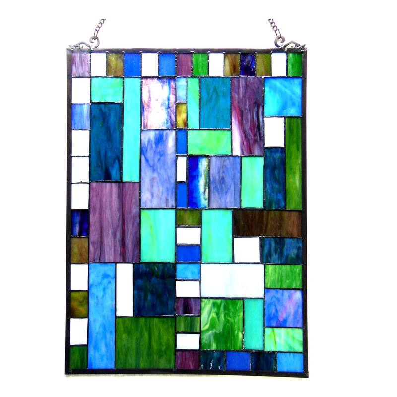 Chloe Tiffany Style Art Deco Design Window Panel/ Suncatcher