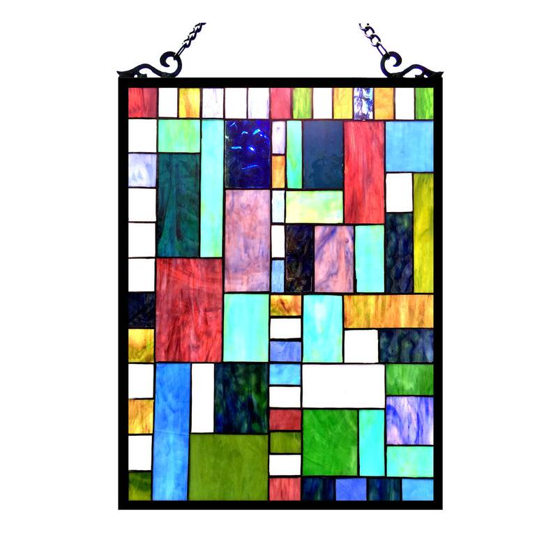 Chloe Tiffany Style Art Deco Design Window Panel/ Suncatcher