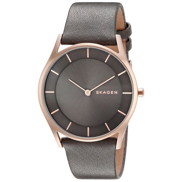 Skagen Womens SKW2346 Holst Slim Grey Leather Watch   17719526