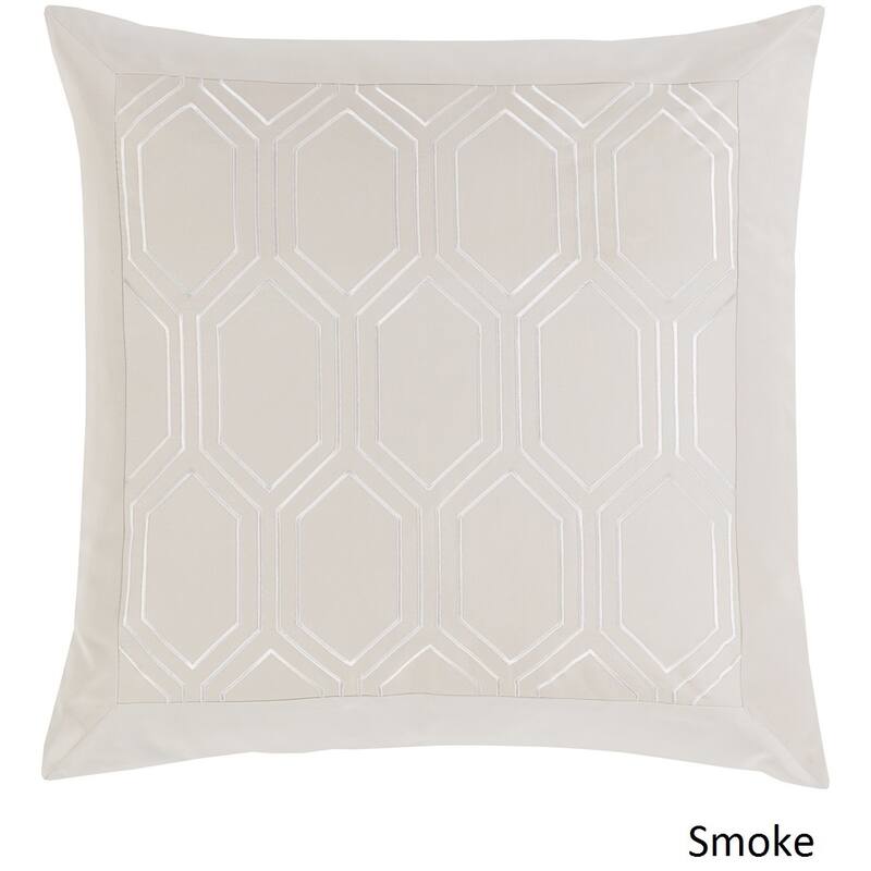 Peyton Geometric Cotton Sham - Grey - Standard