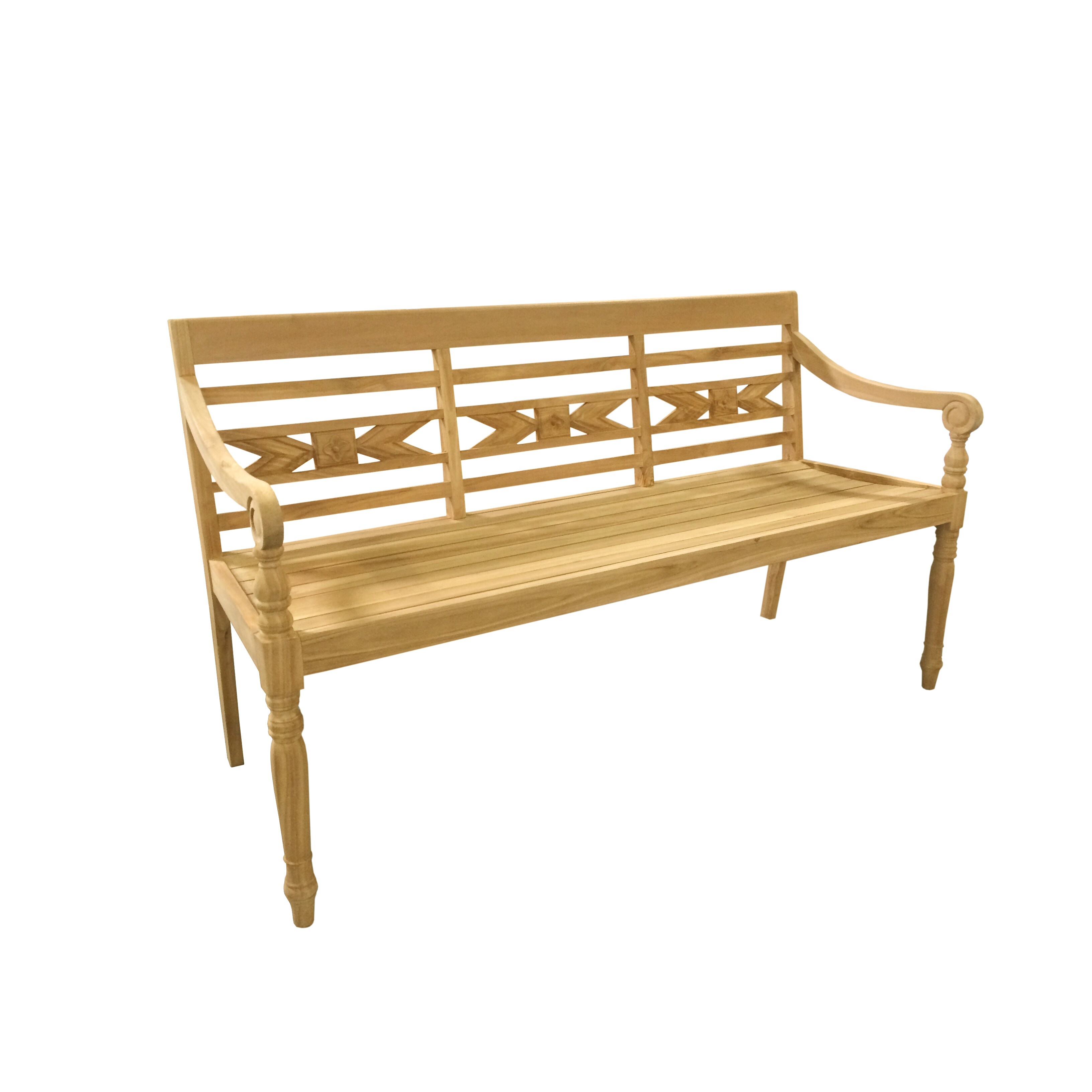 Shop Handmade D Art Alwari Teak Carved 5 Piece Patio Set
