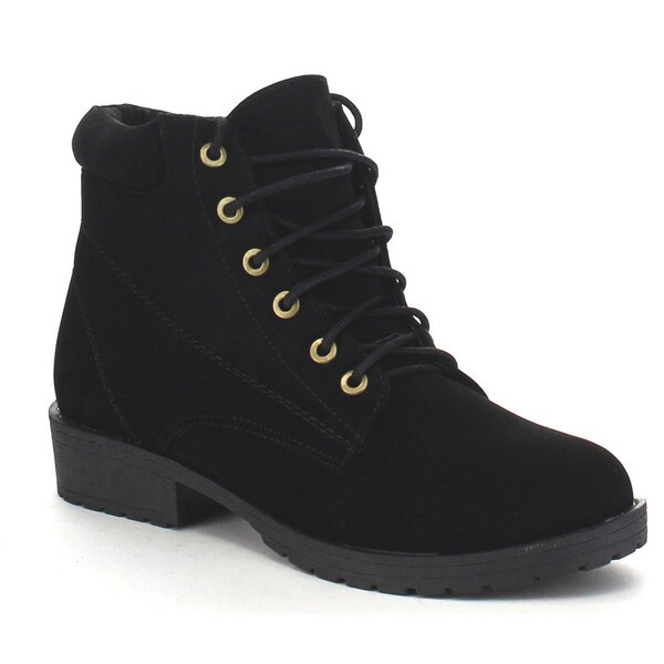 combat booties heel