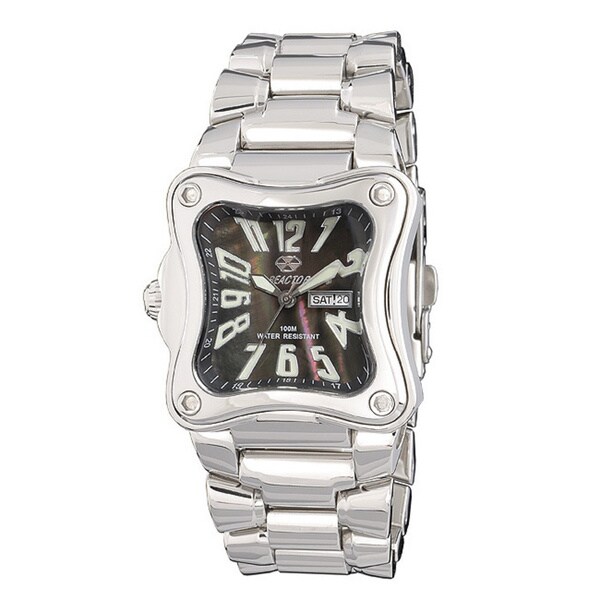 Shop Reactor Flux Women's Stainless Steel Mid Size Watch Free