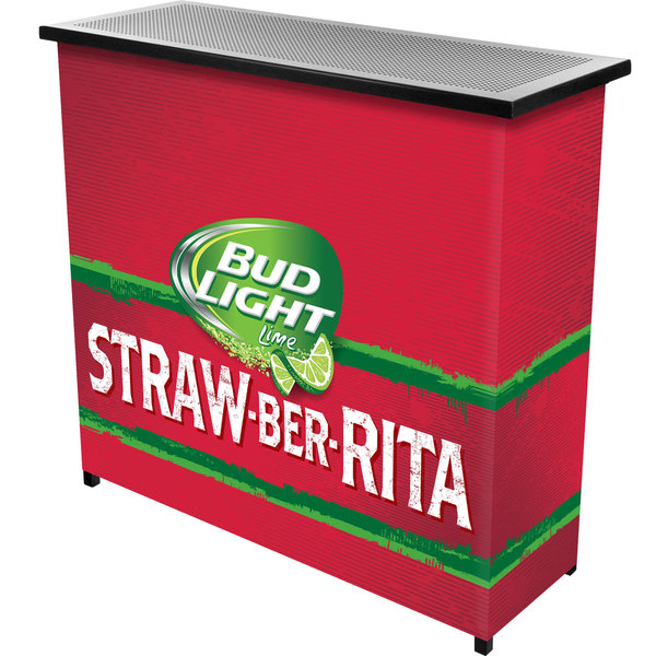 Bud Light Straw Ber Rita 2 Shelf Portable Bar With Case On Bud Light Straw Ber Rita 2 Shelf Portable Bar With Case