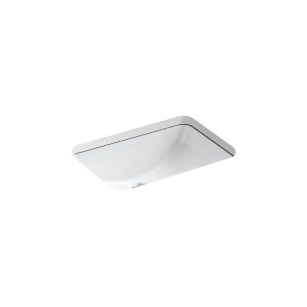 Kohler Ladena Undermount Bathroom Sink With Glazed Underside In White
