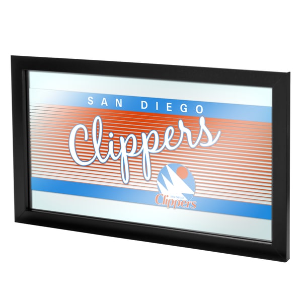 Shop San Diego Clippers Hardwood Classics NBA Logo Mirror ...