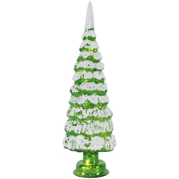 Adorable Frosted Glass 16-inch Tree Ornament - Overstock - 10655027