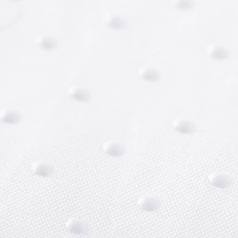 Copper Grove Kielder Woven White Matelasse Bedskirt