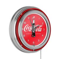 Coca-Cola Retro Neon Clock - 100th Anniversary of the Coca-Cola Bottle - Coca-Cola Retro