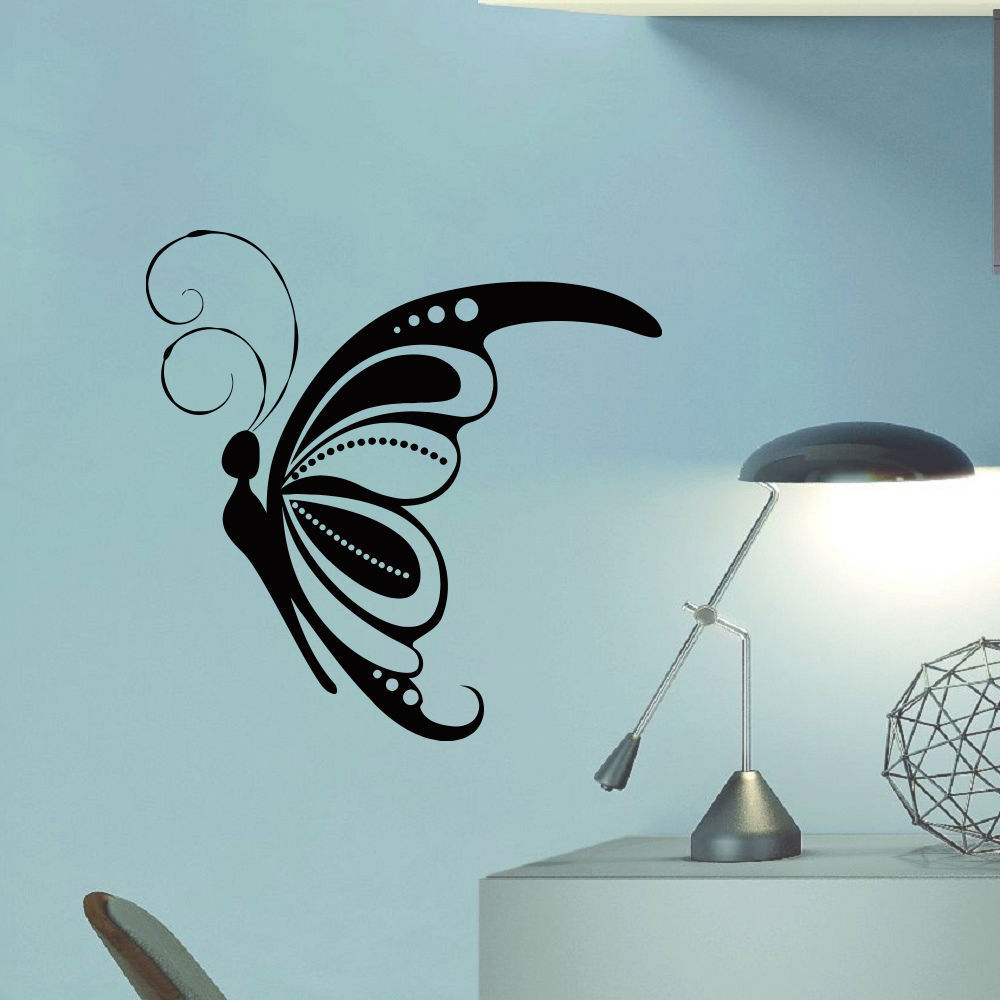 Shop Butterfly Wings Vinyl Wall Art Decal Sticker - Free Shipping On ...