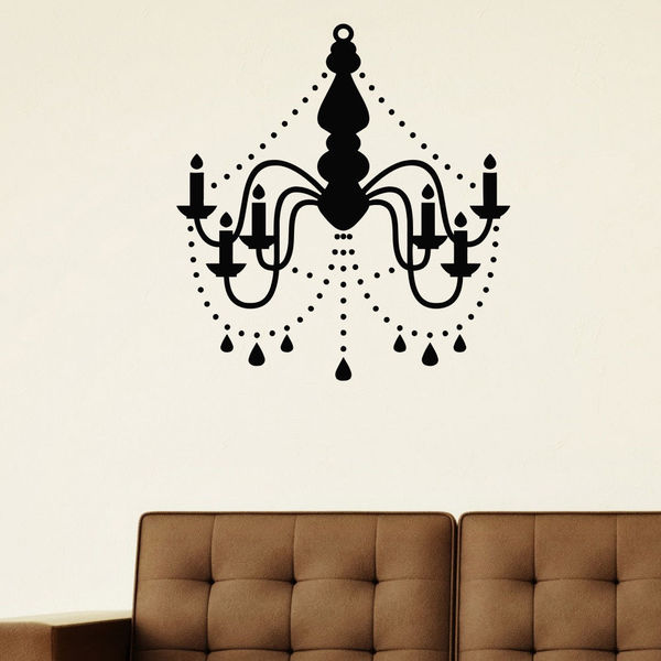 Shop Candle Chandelier  Vinyl Wall  Art  Decal  Sticker  