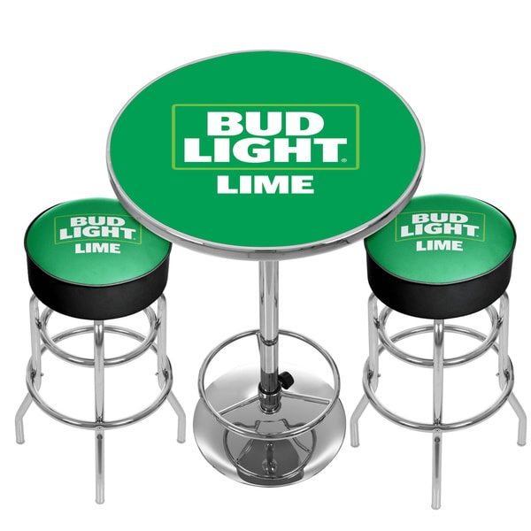 Ultimate Bud Light Lime Gameroom Combo - 2 Stools and Table