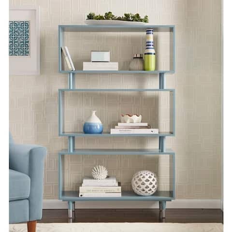 Simple Living Margo Mid-century Modern 3-tier Bookshelf - 59.5"h x 36"w x 11.8"d