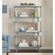 preview thumbnail 19 of 27, Simple Living Margo Mid-Century Modern 3-tier Bookshelf - 59.5"h x 36"w x 11.8"d Antique Blue