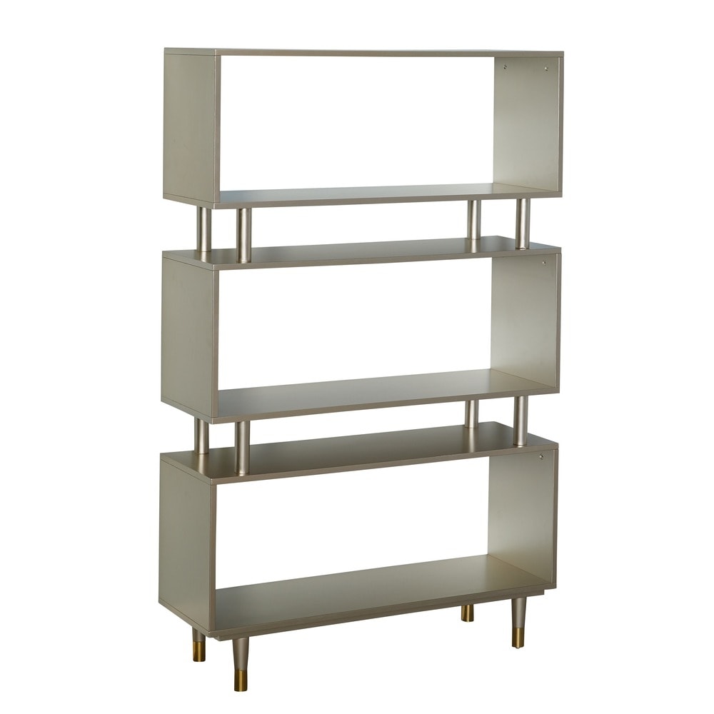 Simple Living Margo Mid-Century Modern 3-tier Bookshelf - 59.5h x