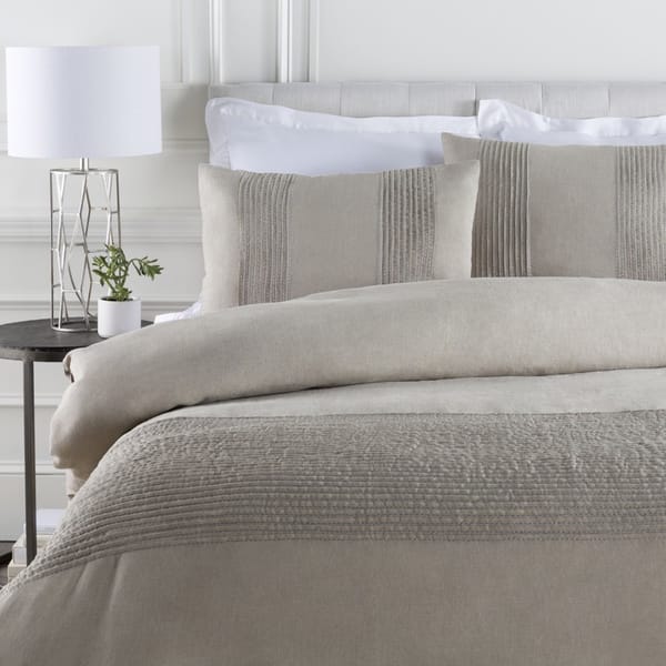 Shop Coburn Solid Color Linen Duvet Cover On Sale Overstock