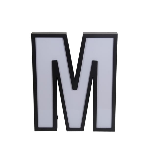 Privilege LED Letter M Wall Decor - Free Shipping Today ...