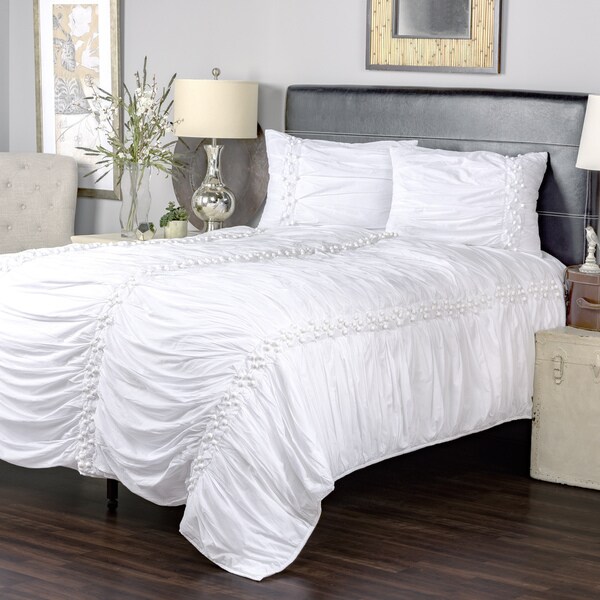 Iraja White Collection 3-piece Quilt Set by Arden Loft