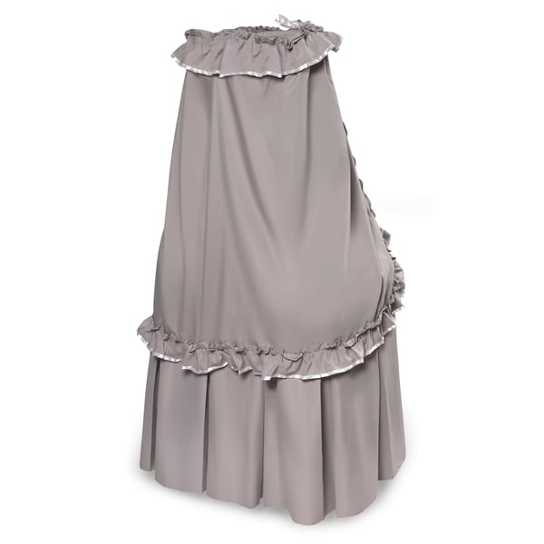 badger basket majesty baby bassinet with canopy