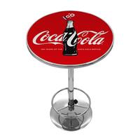Coca-Cola Chrome Pub Table - 100th Anniversary of the Coca-Cola Bottle
