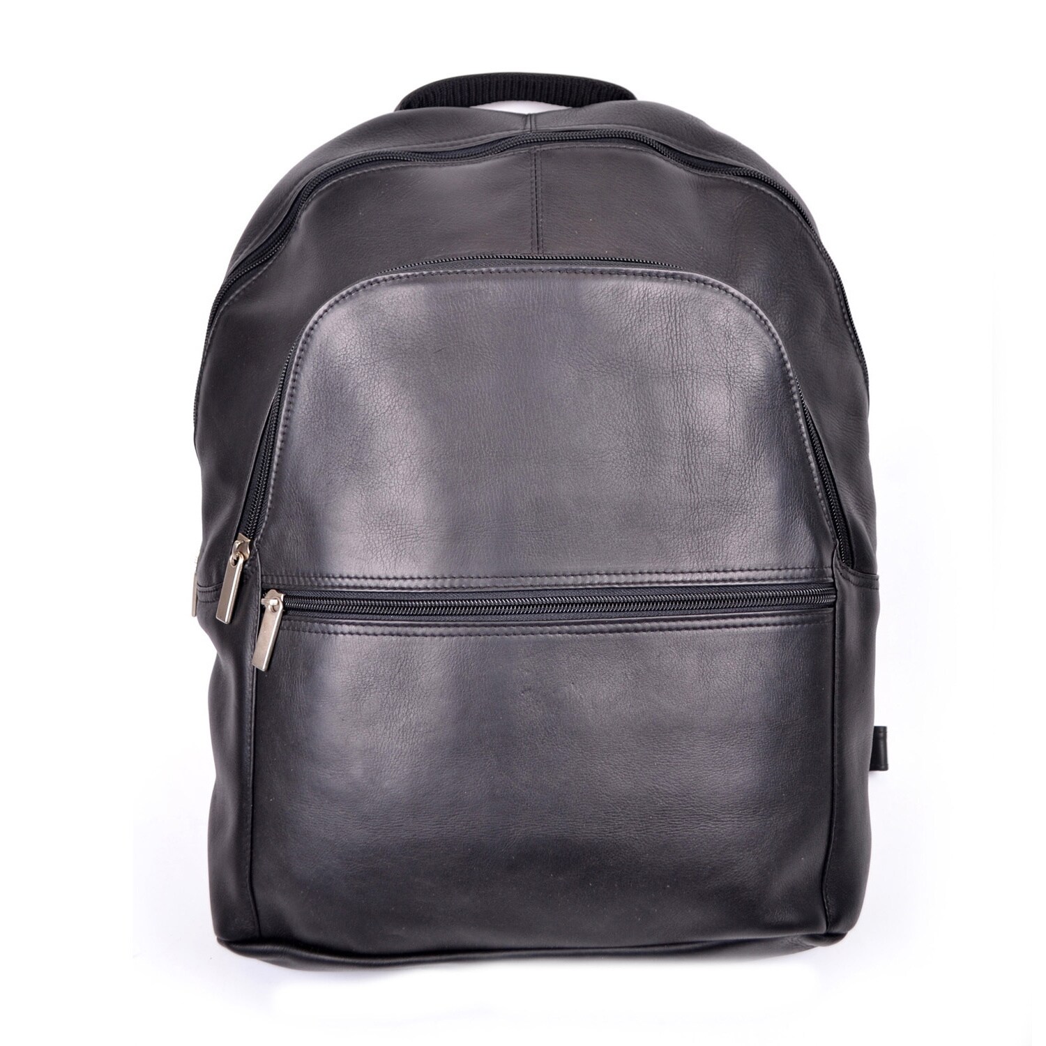 Royce Leather Colombian Leather 15-inch Laptop Backpack Black | eBay