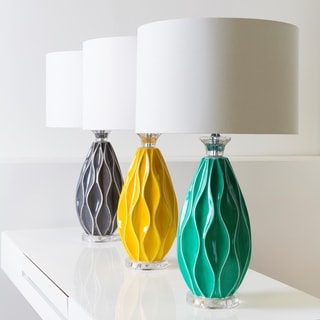 Table Lamps Yellow Base 