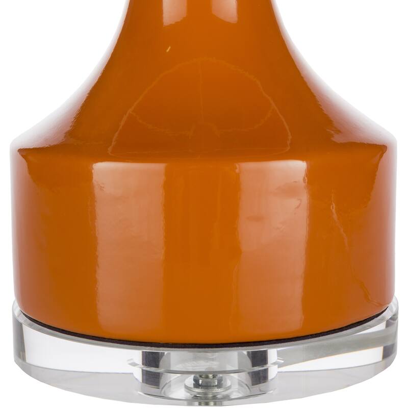 Modern Emily Table Lamp with Glazed Ceramic Base