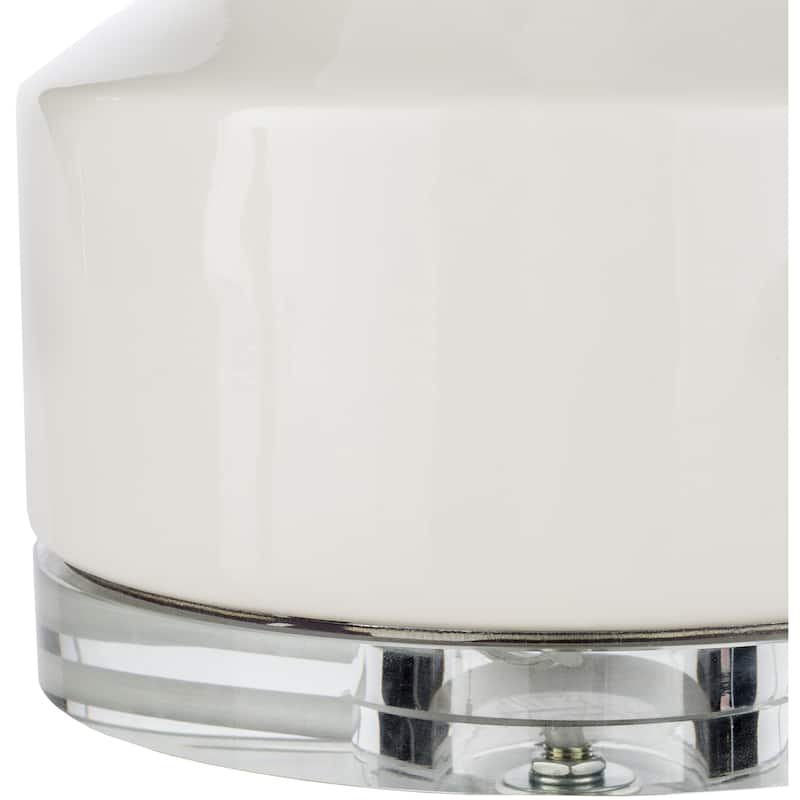 Modern Emily Table Lamp with Glazed Ceramic Base