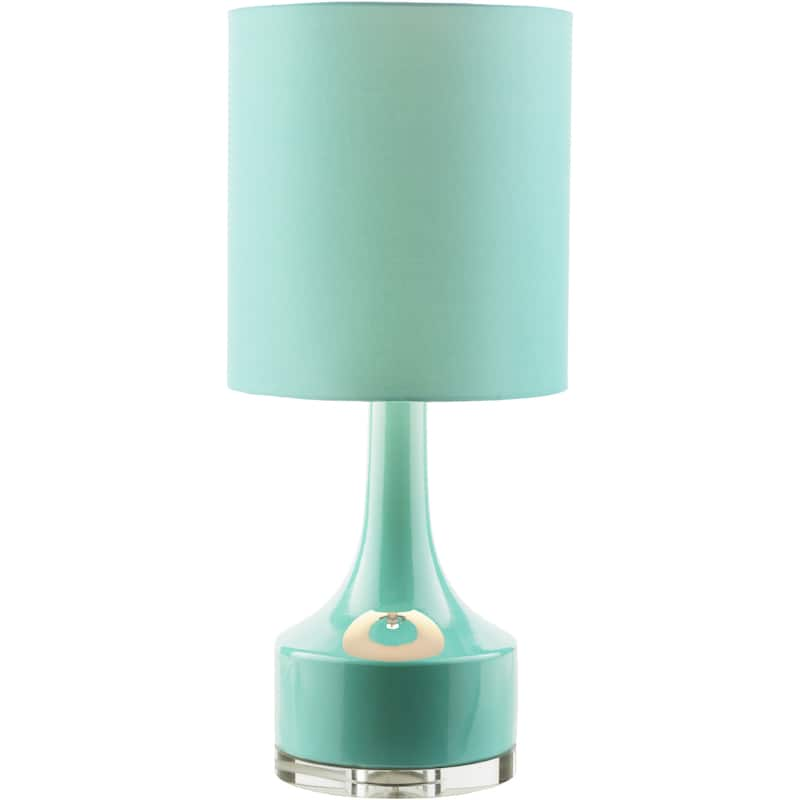 Modern Emily Table Lamp with Glazed Ceramic Base