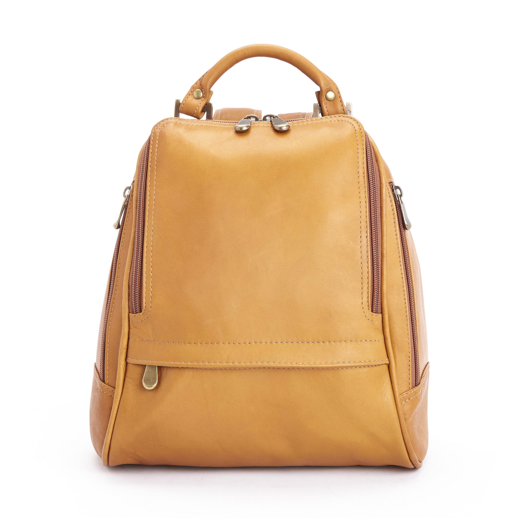 tan leather sling bag