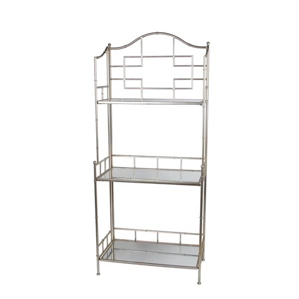 Shop Privilege Gold 3 Tier Bakers Rack Overstock 10658057