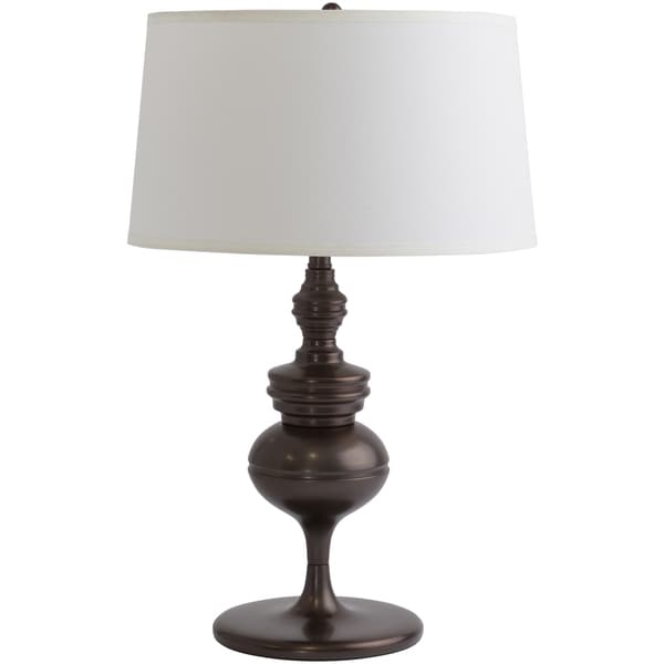 Rustic Acton Table Lamp with Bronze Base