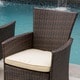 preview thumbnail 9 of 17, Numana Outdoor 6 Piece Lightweight Concrete Dining Set with Bench by Christopher Knight Home