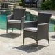 preview thumbnail 13 of 17, Numana Outdoor 6 Piece Lightweight Concrete Dining Set with Bench by Christopher Knight Home