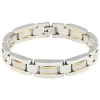 Two Tone Men S Bracelets Online At Two Tone Men S Bracelets Online At