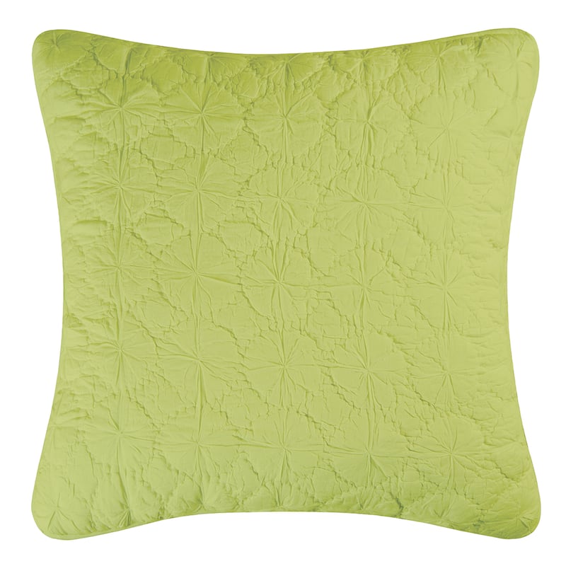 Green Mara Cotton Quilt (Shams Not Included)