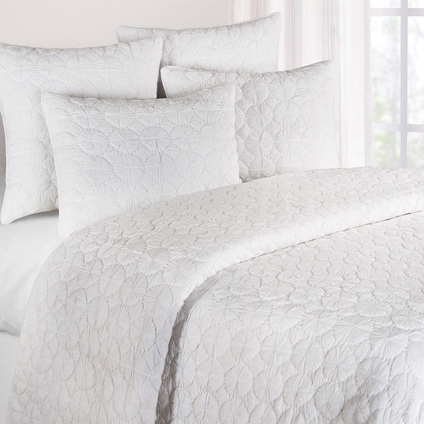 White Mara Cotton Quilt (Shams Not Included)