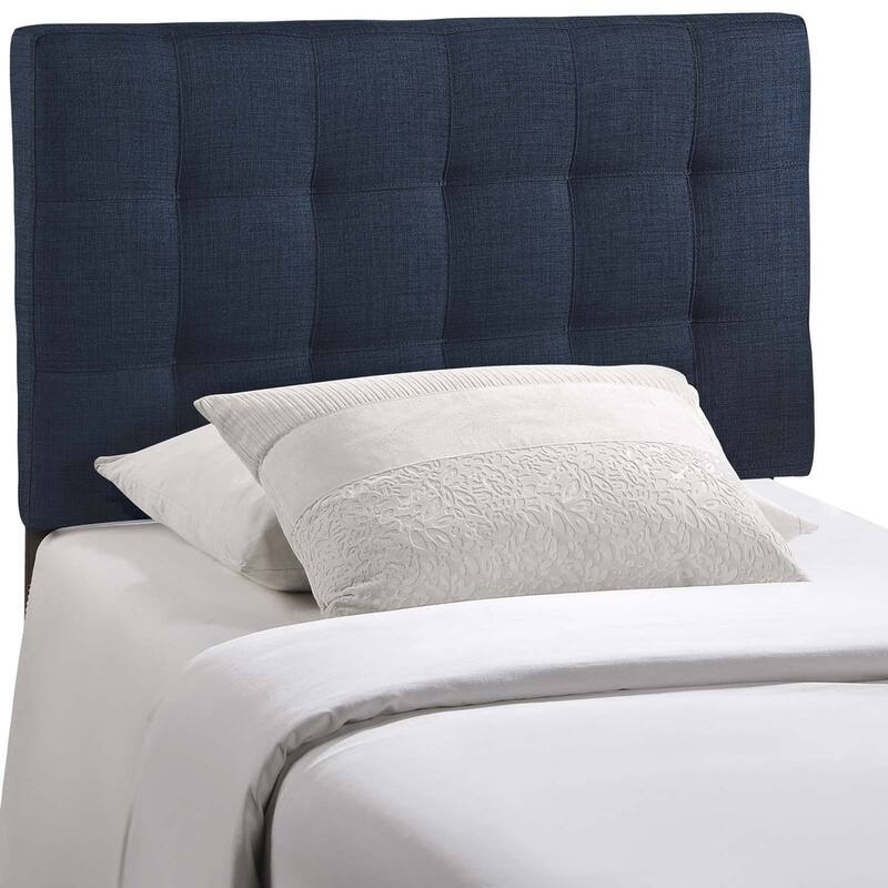 Porch & Den Tularosa Navy Upholstered Headboard